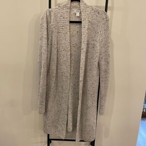 Old Navy Women's Light Gray Knit Cardigan